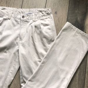 Boys Chaps Khaki Pants Size 16, adj/waistband